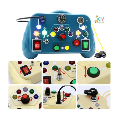 Toddler Busy Board Switch Light Game For Hand-Eye Coordination & Brain Development