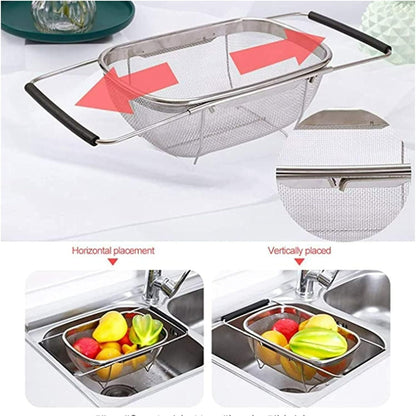 Stainless Steel Colander Oval Shape Big Size