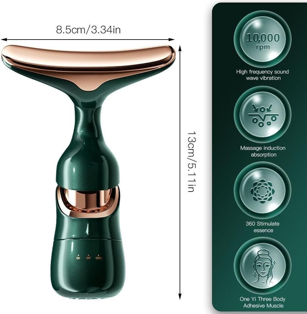 PREMIUM 3 In 1 Anti Wrinkles Facial Massager For Skin Care
