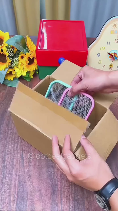 Mini Mosquito Killer Racquet Lamp 2 in 1