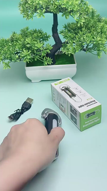 Rechargeable Keychain Flashlights, Lumens EDC Mini Flashlights