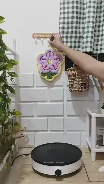 Flower Hanging Hand Towels (Pack of 2)